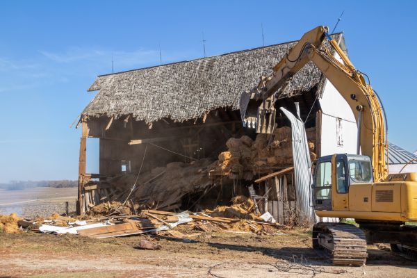 Barn Demolition in Puyallup