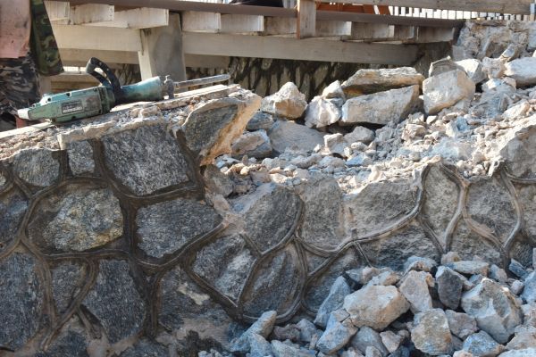 Retaining Wall Demolition in Puyallup